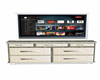 *MT* Grey dresser w/ TV
