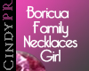 Boricua Family Necklace