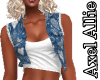 AA Blue Denim HeartVest