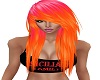 F Pink&Orange Hair