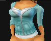 CA Teal H Blouse Only