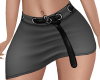 Sassy Charcoal Belted Sk