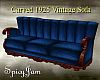 Antq "25 Carved Sofa Blu
