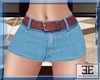 Denim Belt Skirt