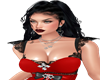 Lace  Corset Red Top