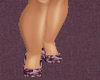 Purple Lace Heels