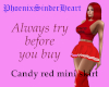 Candy red mini skirt