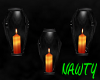 Coffin Wall candles