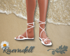 RVNe Flat Sandals Wht