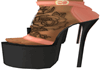 Orange Rose Heels