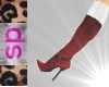 Sexy Red Santa Boots