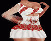 White Dress With  Red