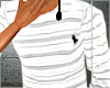 C' Polo Sweater White