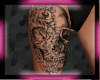 E* RL Skull Thigh Tattoo
