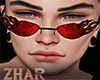 Pixel Flame Red Glasses