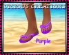 {CV} Purple Flip Flops
