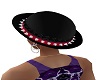 Black N Pink Bowler hat