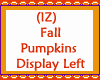 Fall Pumpkins Display L