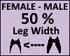 Leg Thigh Scaler 50%
