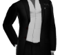BLACK SUIT WITH WHITE SH