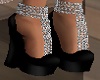 sexy black diamond shoes