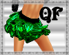*QF* PVC Skirt Green