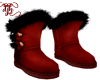 Suede Red/Blk Fall Boots