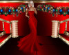 Holiday Elegant RedGown