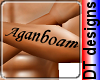 Aganboam arm tattoo