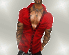 Muscled shirt red romanc