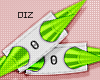 !!D Ankle Spike Green
