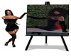 Easel with my pics