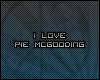 Pix(: I love Pie Sticker