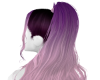 two tone purple hair
