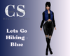 Lets Go Hiking - Blue