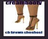 cb brown hight heels