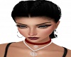 Snowflake Necklace-Red