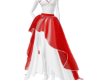 robe blanche et rouge