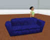Blue Starburst Couch