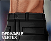 Vertex Black Cargo Pants