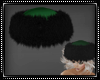 Winter Fur Hat Green