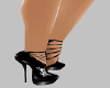 cute black high heels