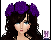 Purple Flower Crown