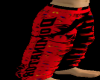red dominator pants