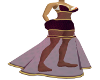 Purp and Gold Dress XXL