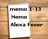Memo - Alexa Feser