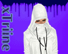 {T} White Ninja Hoodie