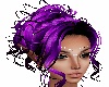 purple n black ponytail