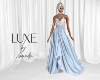 LUXE Gown Ice and White