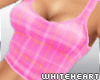 wh|Tank Top|Pink Plaid